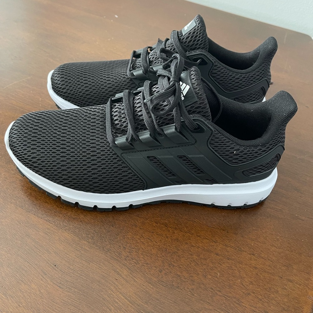 adidas Black and White Running Sneakers NWOT - Picture 6 of 6